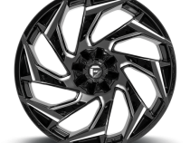 Aluminum Wheels 20X10 Reaction D753 5 On 114.3/5 On 127 Gloss Black/Milled 78 Bore -18 Offset Fuel Off Road Wheels