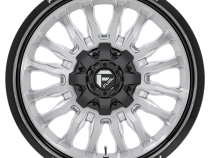 Aluminum Wheels 20X10 Arc D798 5 On 127/5 On 139.7 Silver/Brushed Face-Milled Black Lip 87.1 Bore -18 Offset Fuel Off Road Wheels