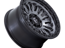Aluminum Wheels 17X9 Rincon SBL FC857AB 5 On 127 Matte Gunmetal Gray Matte Black Lip 71.5 Bore 1 Offset Fuel Off Road Wheels