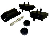 Engine and Transmission Mount Kit for 76-91 Jeep CJs, SJ, J-Series w/ AMC V8 Eng Crown Automotive