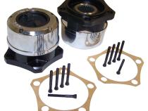 Locking Hub Set for 81-86 CJs w/ 5-Bolt Flange Mounting, w/ 27 Spline Axle Shaft Crown Automotive