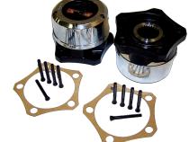 Locking Hub Set for 81-86 CJs w/ 5-Bolt Flange Mounting, w/ 27 Spline Axle Shaft Crown Automotive
