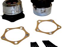 Locking Hub Set for 81-86 CJs w/ 5-Bolt Flange Mounting, w/ 27 Spline Axle Shaft Crown Automotive