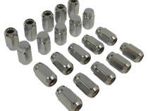 Chrome Wheel Lug Nut Kit for 1977-1986 Jeep CJ-5, CJ-7, CJ-8, Incl. 20 Nuts Crown Automotive