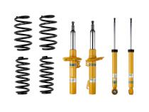 Suspension Kit Volkswagen Jetta 2018-2005 Monotube Front Lowered Height 30mm, up to 1080kg Axle Load Rear Lowered Height 30mm, up to 1010kg Axle Load With 55mm Outside Strut Diameter B12 (Pro-Kit) Bilstein