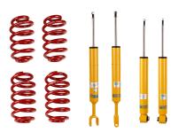 Suspension Kit Audi A4 2008-2002 Monotube Front Lowered Height 45-50mm, up to 1090kg Axle Load Rear Lowered Height 35-40mm, up to 1035kg Axle Load From Chassis # 8E-2-400001 B12 (Sportline) Bilstein