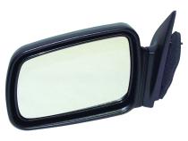 Left Manual, Manual Folding Mirror for 1993-1998 Jeep ZJ Grand Cherokee, Black Crown Automotive