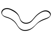 Accessory Drive Belt for Select Jeep 06-07 WK Grand Cherokees and XK Commanders Crown Automotive