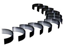 Standard Connecting Rod Bearing Set for Jeep WK, XK, KK, KJ w/ 3.7L Engine Crown Automotive