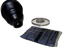 Front Inner CV Shaft Boot Kit for 02-04 DR Dodge RAM 1500 w/ 104.5mm Axle Shaft Crown Automotive