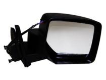Black ; Right Power, Manual Folding Mirror for Jeep 2007-2010 MK Patriot Crown Automotive