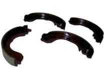 Rear Brake Shoe Set for 2008-2017 Jeep MK Compass / Patriot w/ Rear Drum Brakes Crown Automotive
