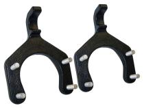 Tow Hook Set for 2007-2018 Jeep JK Wrangler, Includes 2 Tow Hooks Crown Automotive
