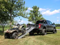 1 Pair Heavy Duty 12 Foot Aluminum Loading Ramps 15 Inch x 144 Inch 4K Capacity Per Ramp Gen Y Hitch