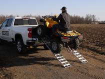 1 Pair 78 Inch Aluminum Lightweight Ramps 78 Inch x 12 Inch 600 LBS Capacity Per Ramp Gen Y Hitch