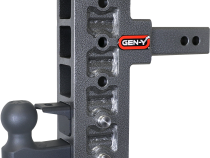 Mega Duty 2 Inch Offset Shank 5 Inch Rise, 7.5 Inch Drop 1.5K TW 10K Hitch &amp;amp; GH-031 Dual-Ball &amp;amp; GH-032 Pintle Lock Gen Y Hitch