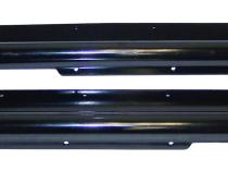 Rocker Panel Guards for 1997-2006 Jeep TJ Wrangler, Black Gloss, w/Hardware RT Off Road