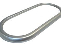 Shifter Bezel Accent for 07-10 Jeep JK w/ Auto Trans., Plastic, Brushed Silver RT Off Road