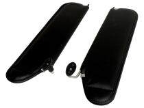 Windshield Visor 1997-2002 TJ Wrangler 2 Black Sun Visors RT Off Road