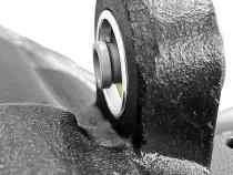 Johnny Joint Rod End 2 Inch Machined Press-In 2 Inch X .500 Inch Ball Internally Greased Incl. Greasable Bolt Fits JL/JT Front End Housing (All Factory Axle Housings) RockJock 4X4